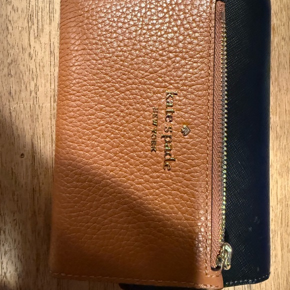 Kate Spade Tan Leather Card Holder - Picture 3 of 5